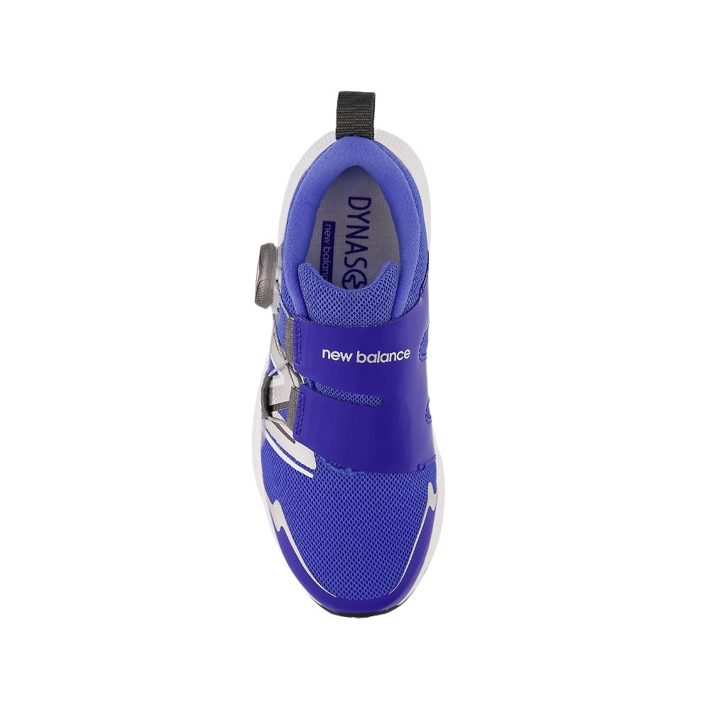 White Smoke New Balance Little Boys DynaSoft Reveal v4 BOA Blue / Silver