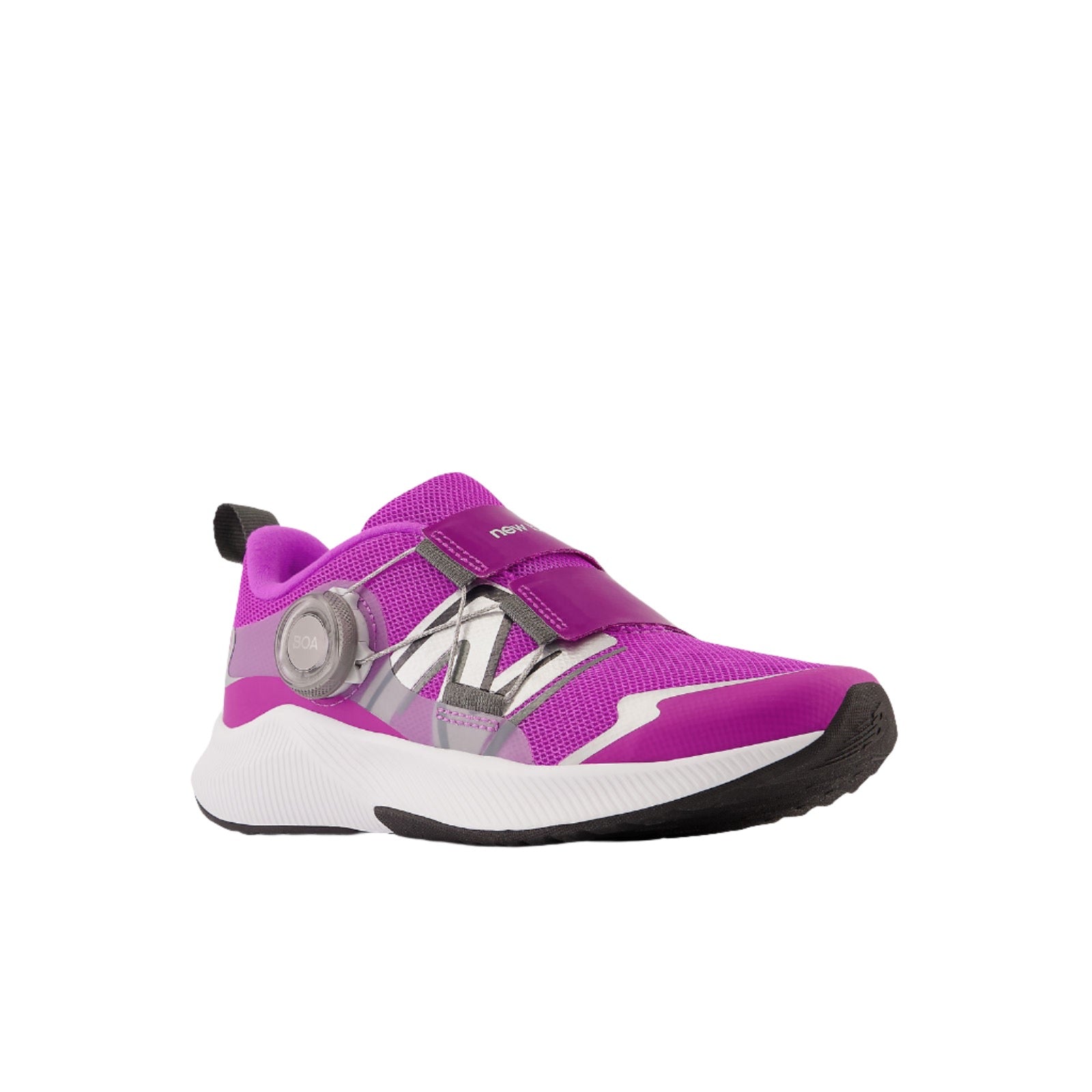 White Smoke New Balance Little Girls DynaSoft v4 BOA Cosmic Rose