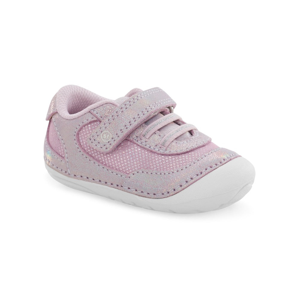 Gray Stride Rite Toddler Girls SM Jazzy Velcro Purple Multi