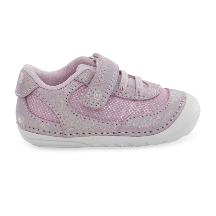 Dark Gray Stride Rite Toddler Girls SM Jazzy Velcro Purple Multi