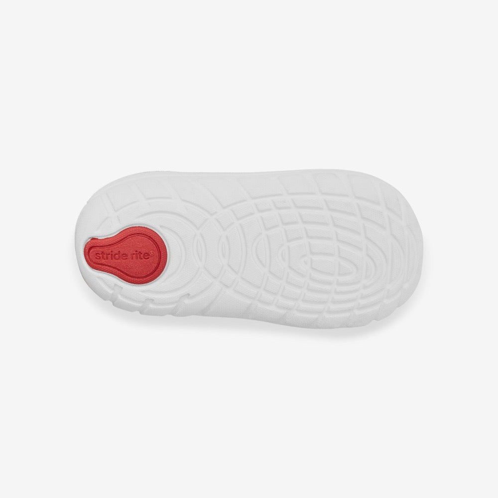 White Smoke Stride Rite Boys SM Kylo 2.0 Sneaker Hook and Loop Grey