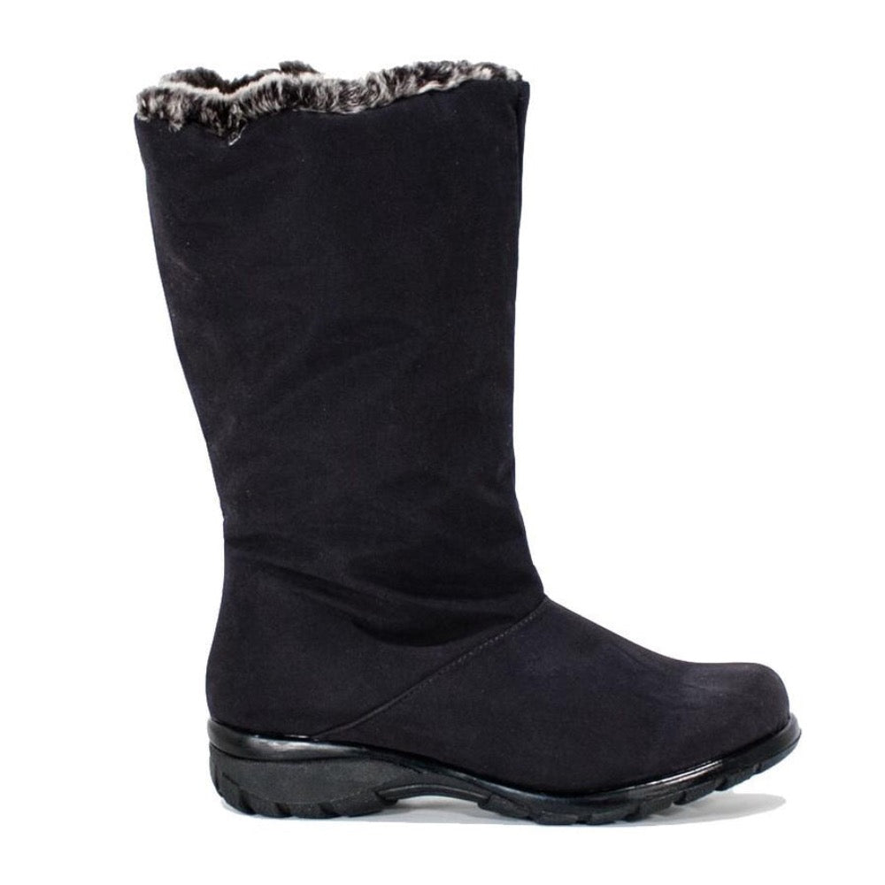 Black Toe Warmers Women's Waterproof WInter Boot Black