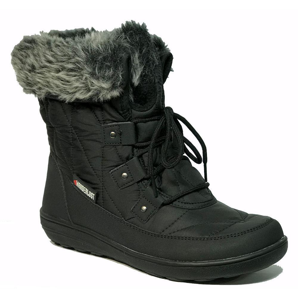 Dark Slate Gray Toe Warmers Women's Snowflake Waterproof Boot Black