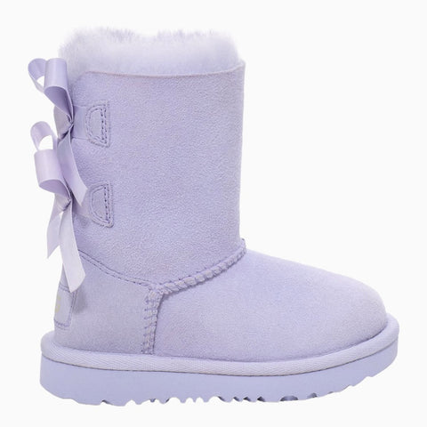 Ugg Toddler Girls Bailey Bow II Suede Boot Sage Blossom