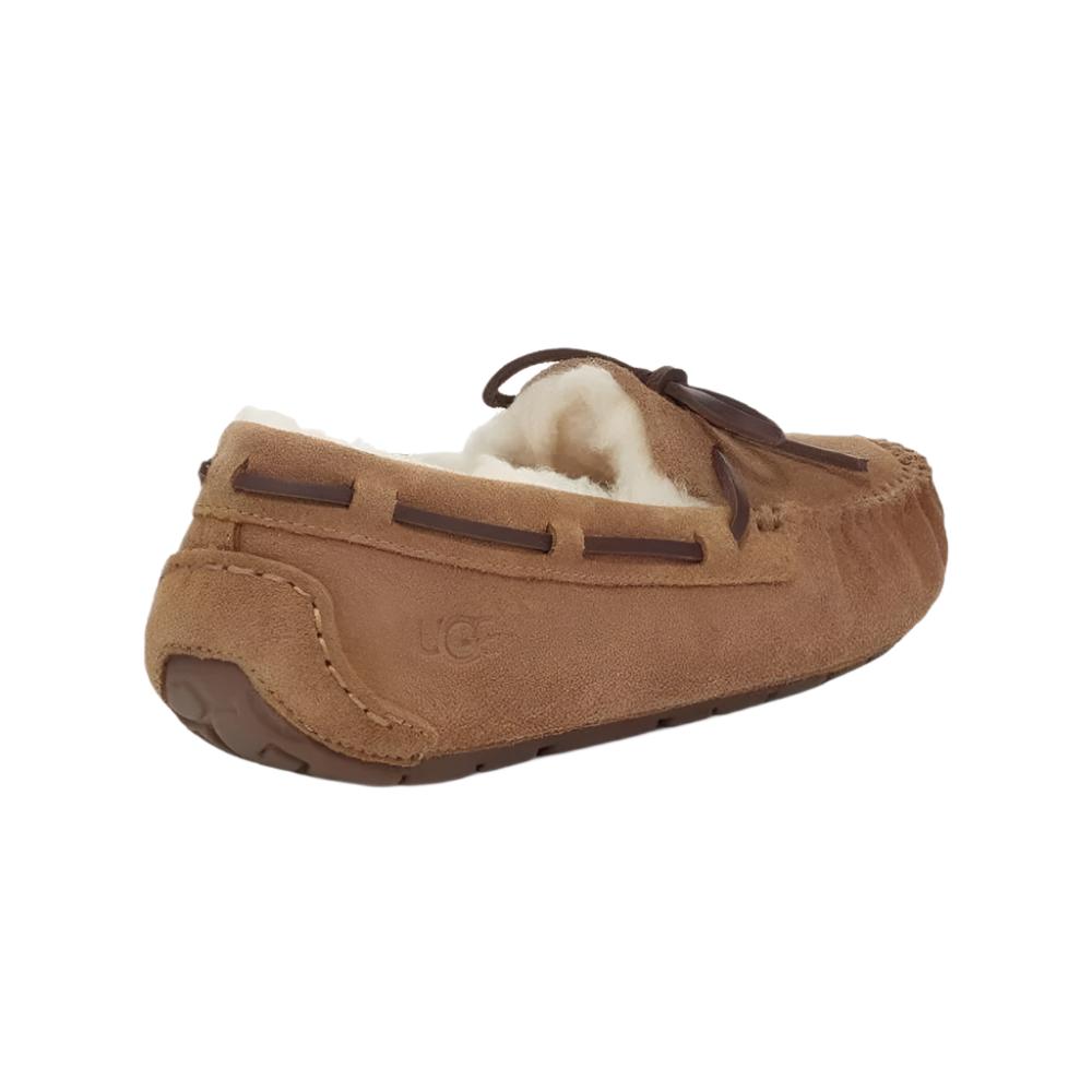Sienna Ugg Big Girls Dakota Moccasin Suede Slipper Chestnut