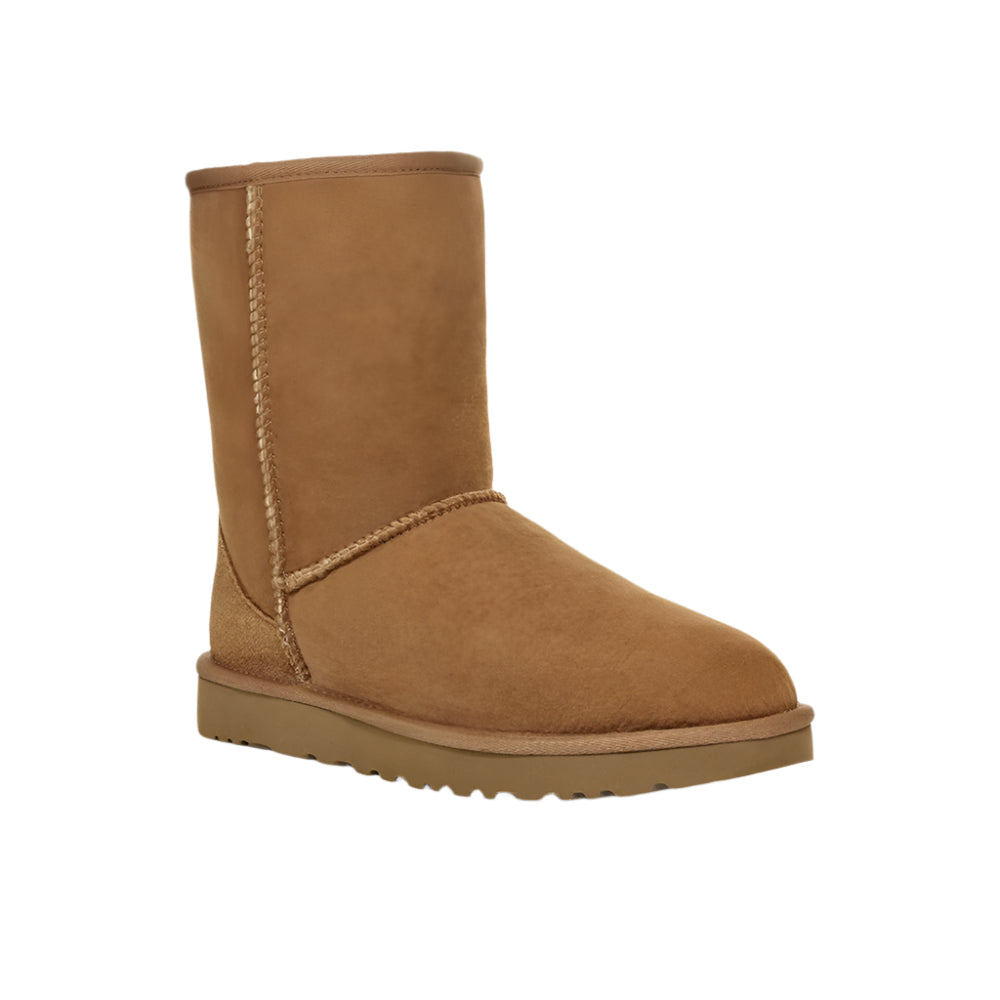 Sienna Ugg Women's Classic Short II Suede Boot Chestnut