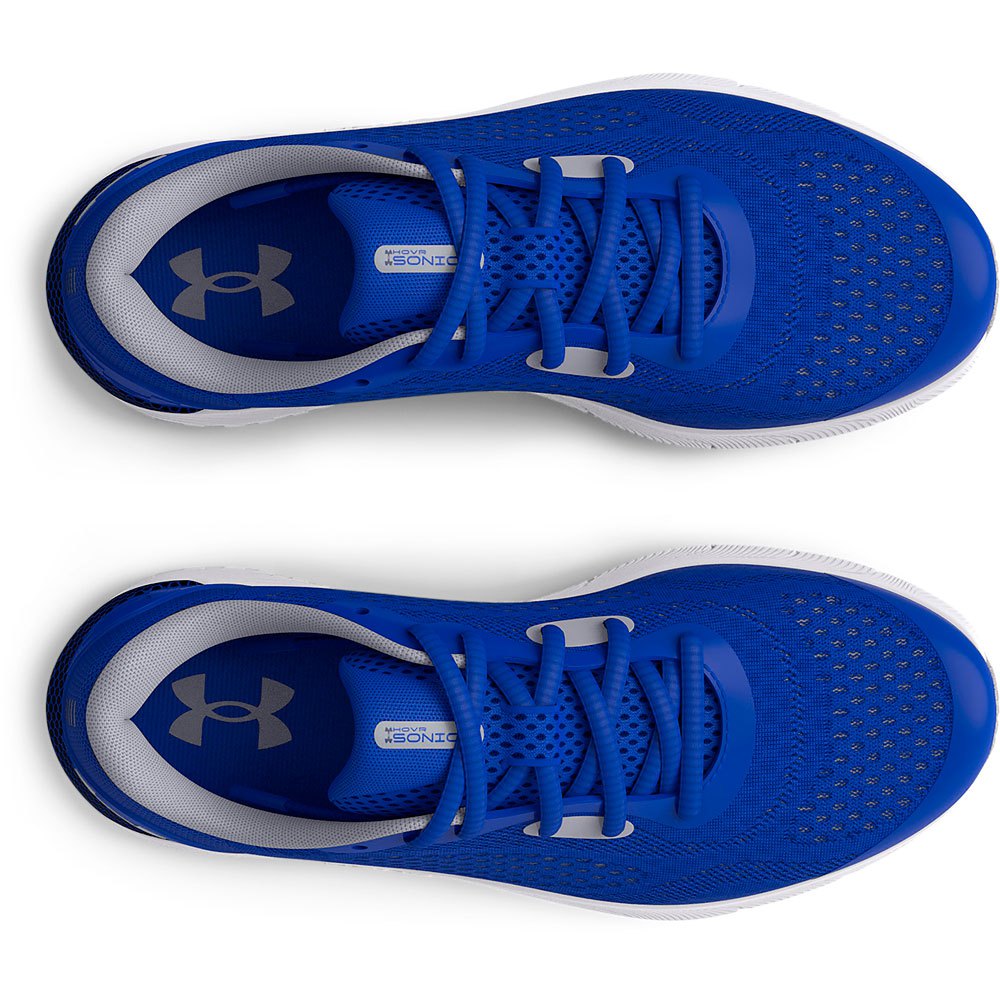Light Gray Under Armour Boys HOVR Sonic 5 Versa Blue