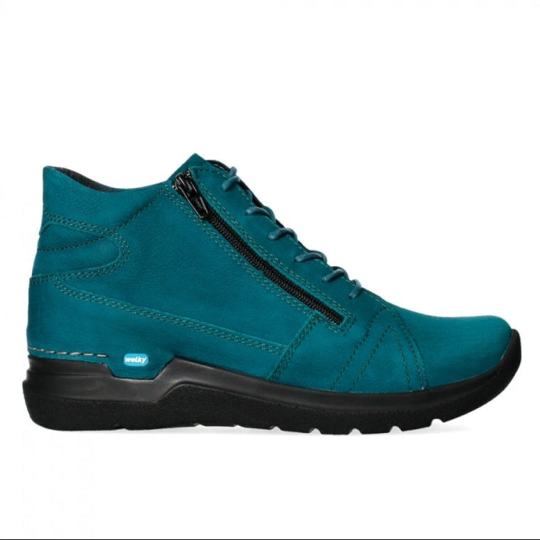 Dark Slate Gray Wolky Women's Why Lace Up Boot Petrol