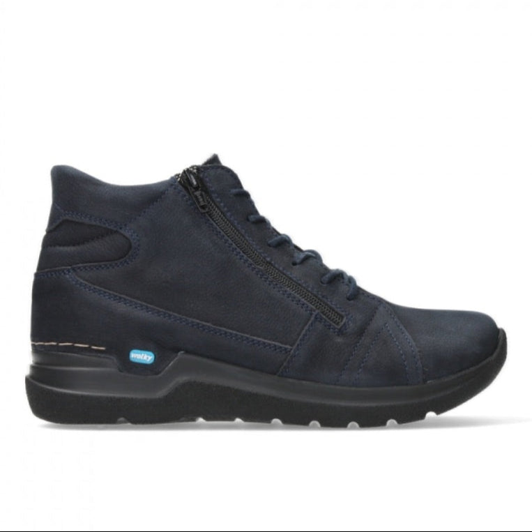 Dark Slate Gray Wolky Women's Why Lace Up Boot Blue