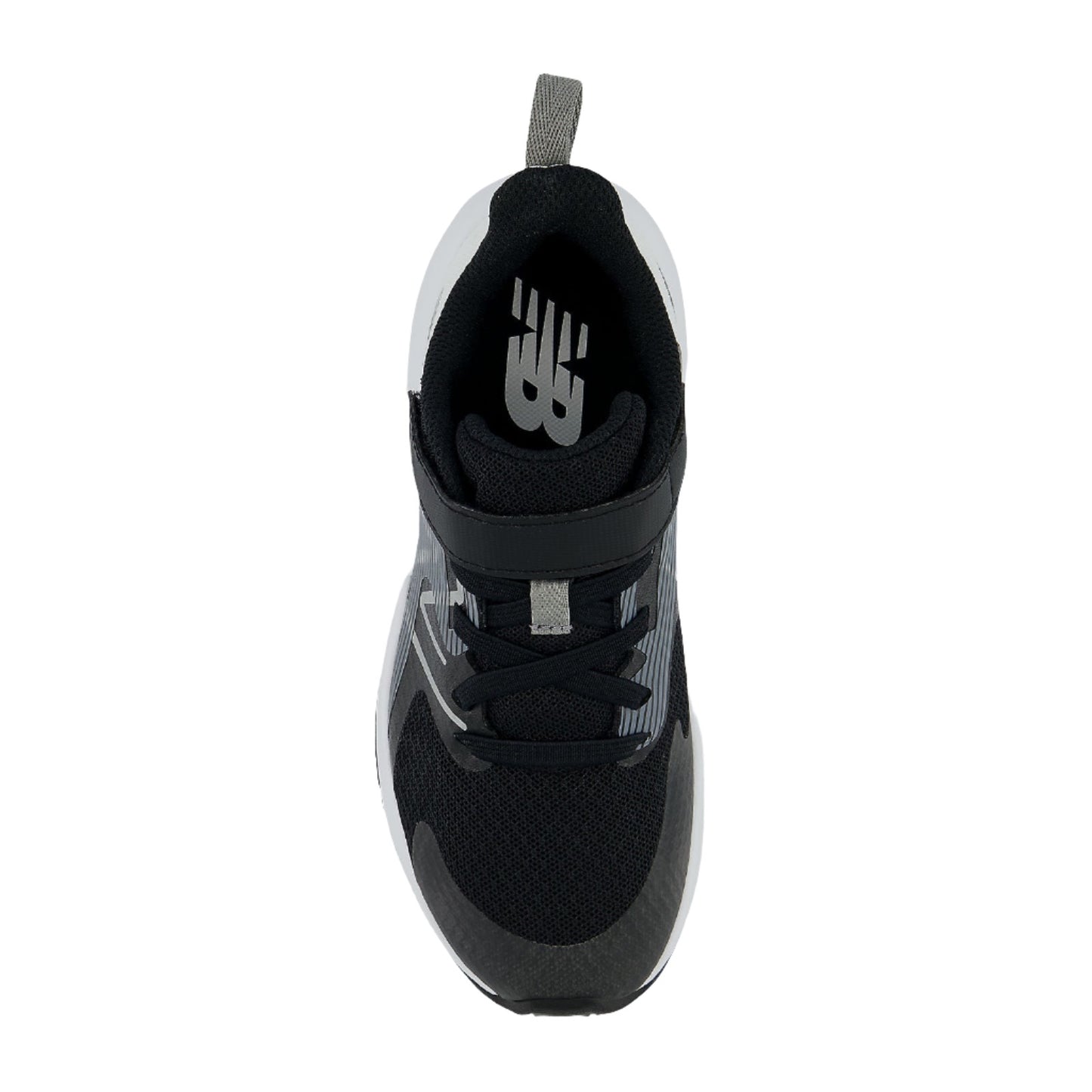 Black New Balance Boys Rave Run v2 Hook and Loop Black