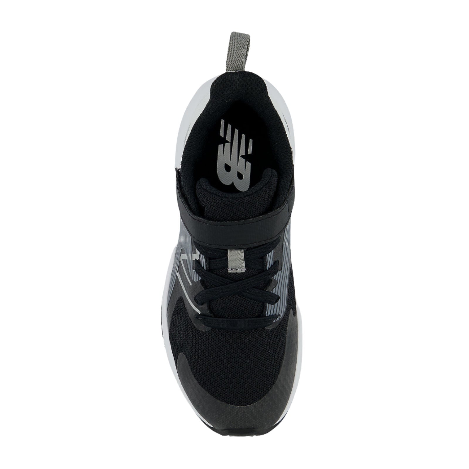 Black New Balance Boys Rave Run v2 Hook and Loop Black