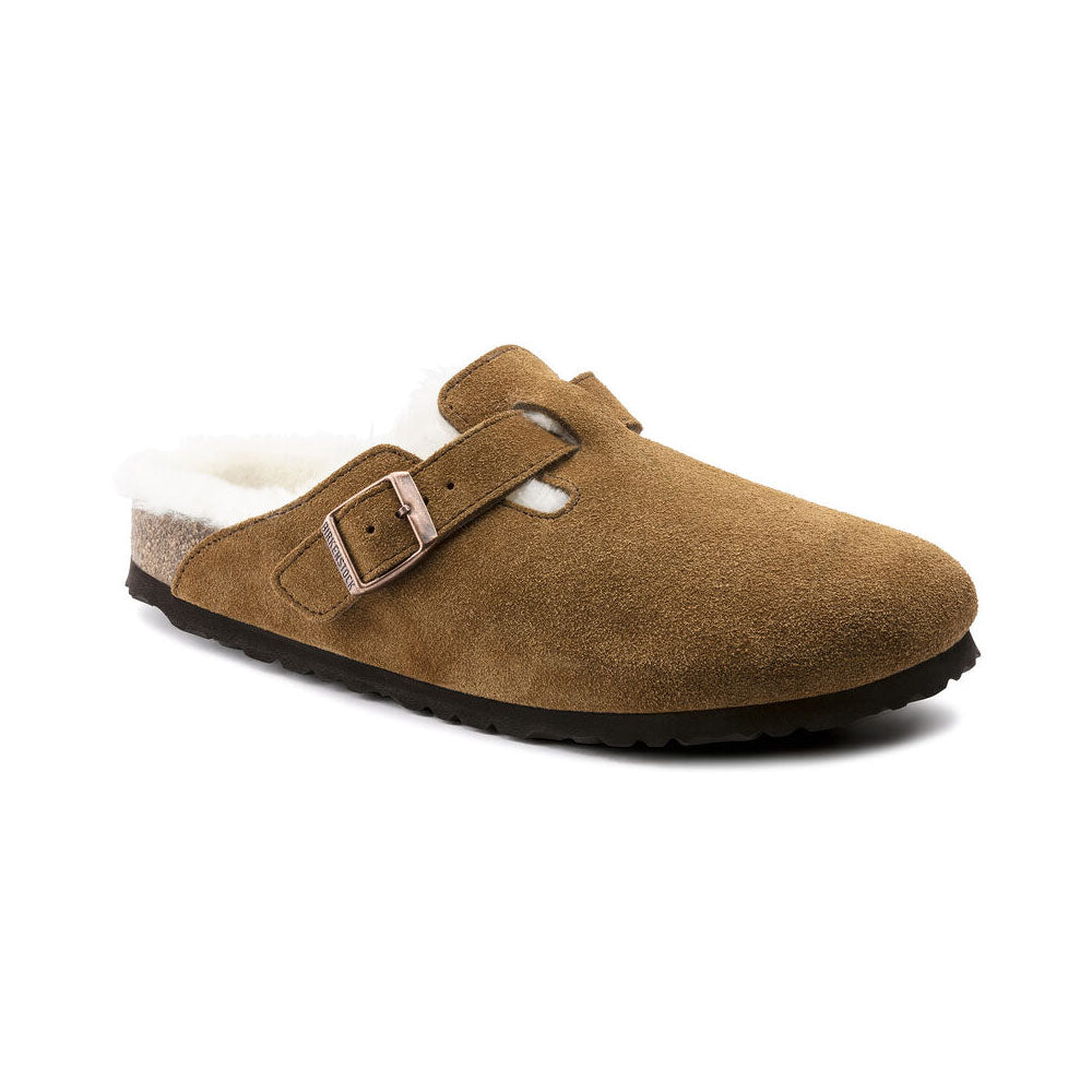Sienna Birkenstock Boston Shearling Mink Natural