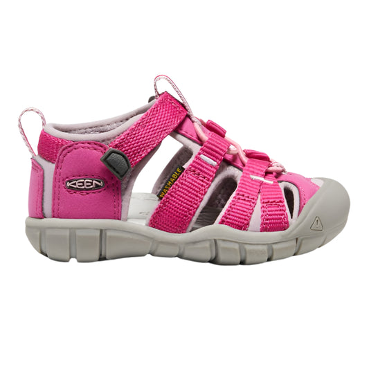 White Smoke Keen Toddler Girl's Seacamp II CNX Very Berry/Dawn Pink