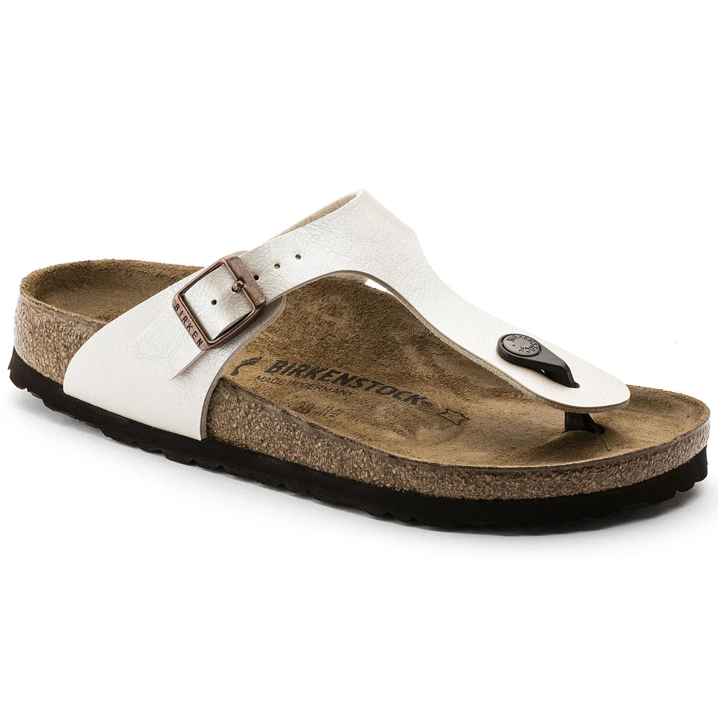 Gray Birkenstock Gizeh Antique Lace Birko-Flor