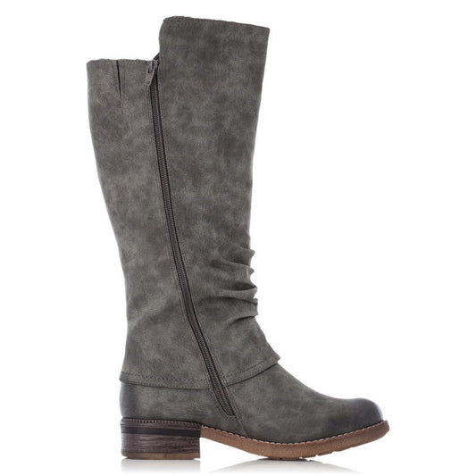 Dim Gray Rieker Fabrizia 52 Smoke/Nero