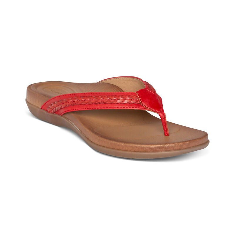 Sienna Aetrex Emmy Braided Thong