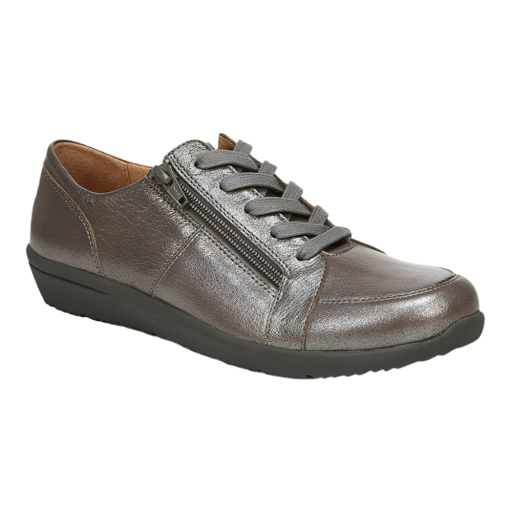 Dim Gray Vionic Abigail Lace Up Pewter