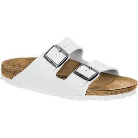 Light Gray Birkenstock Arizona White Birko-Flor