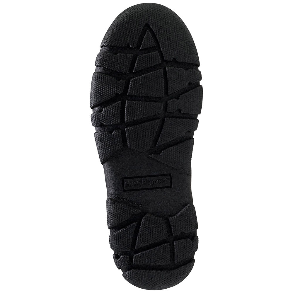 Black Hushpuppies Chad Boys Casual Shoe