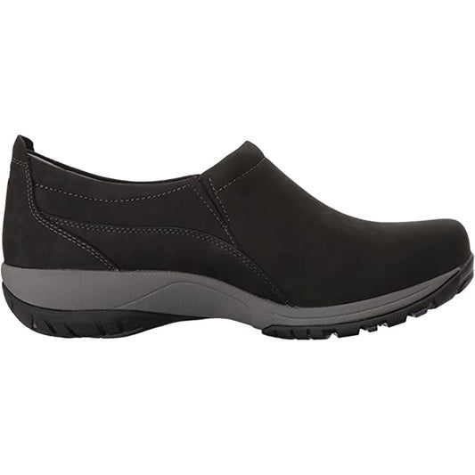 Dark Slate Gray Dansko Women's Patti Black Milled Nubuck