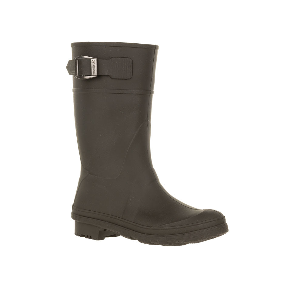 Dark Slate Gray Kamik Kid's Raindrops Rainboot Black