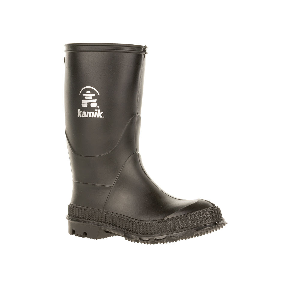 Dark Slate Gray Kamik Kid's Stomp Rainboot Black
