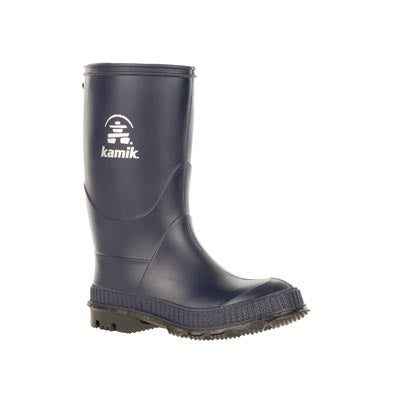Dim Gray Kamik Kid's Stomp Rainboot Navy