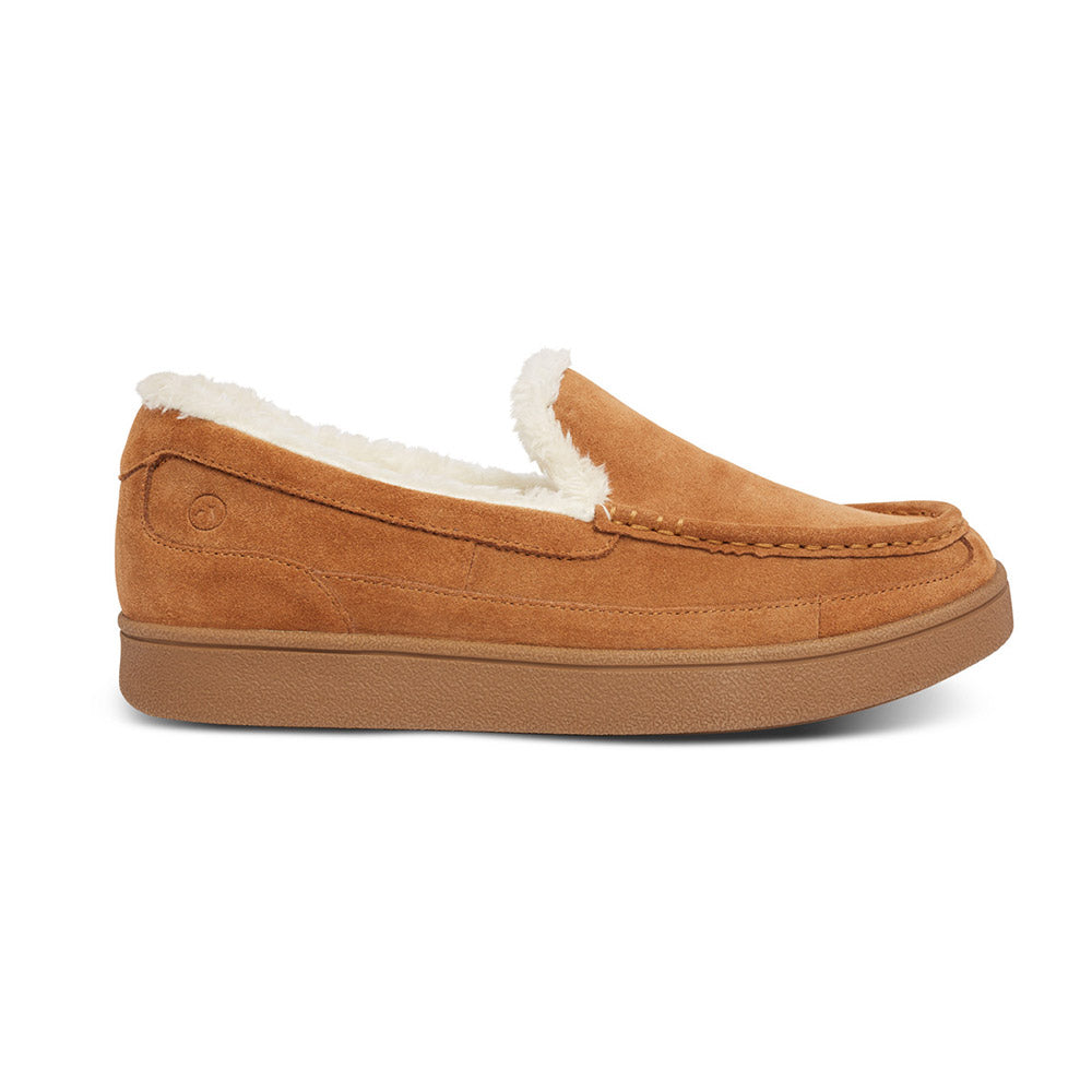 Sienna Anodyne Men's Moc Toe Slipper Camel
