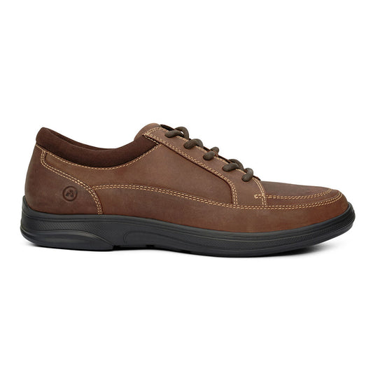 Dark Olive Green Anodyne Men's Casual Sport Lace Brown