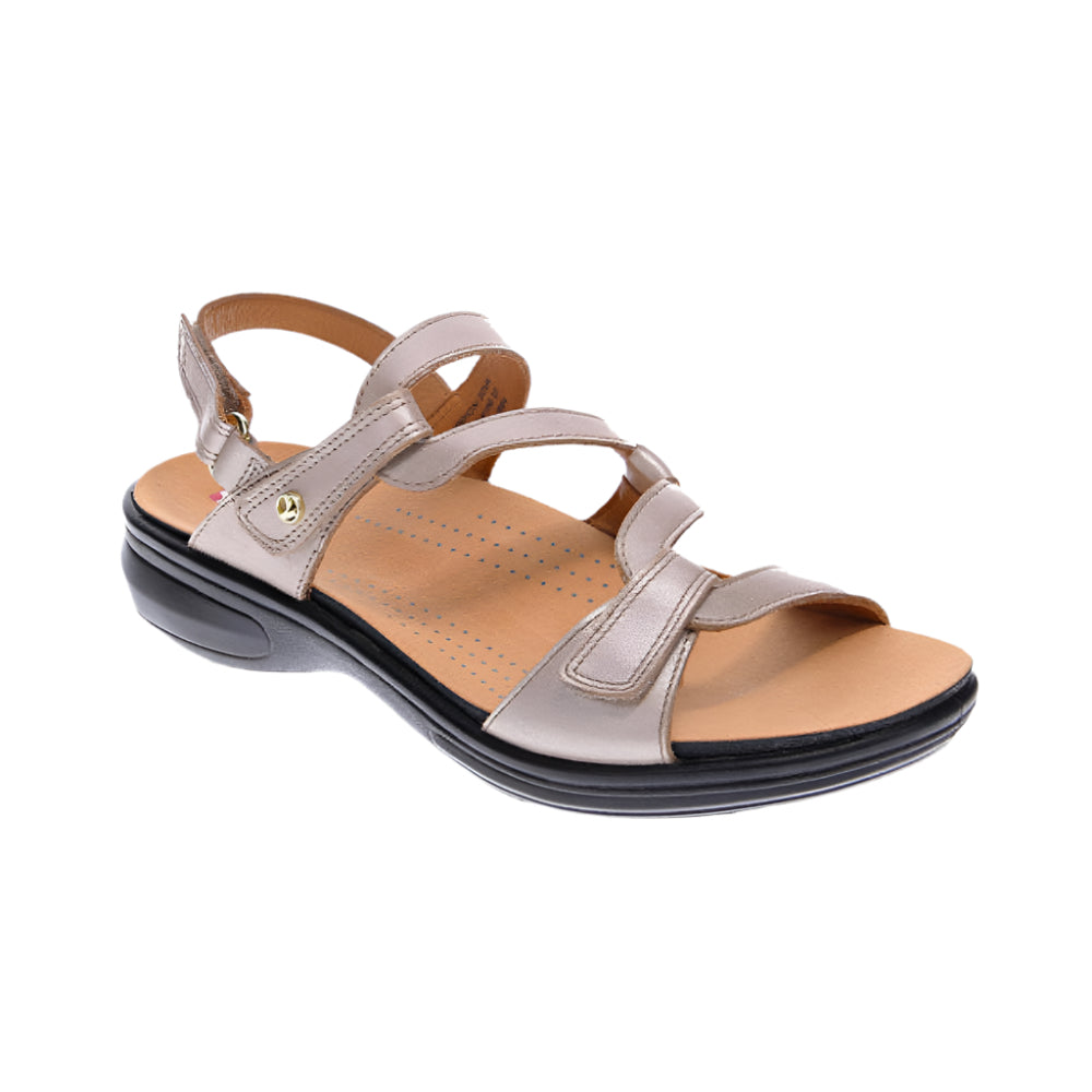 Rosy Brown Revere Women's Emerald Sandal Champagne