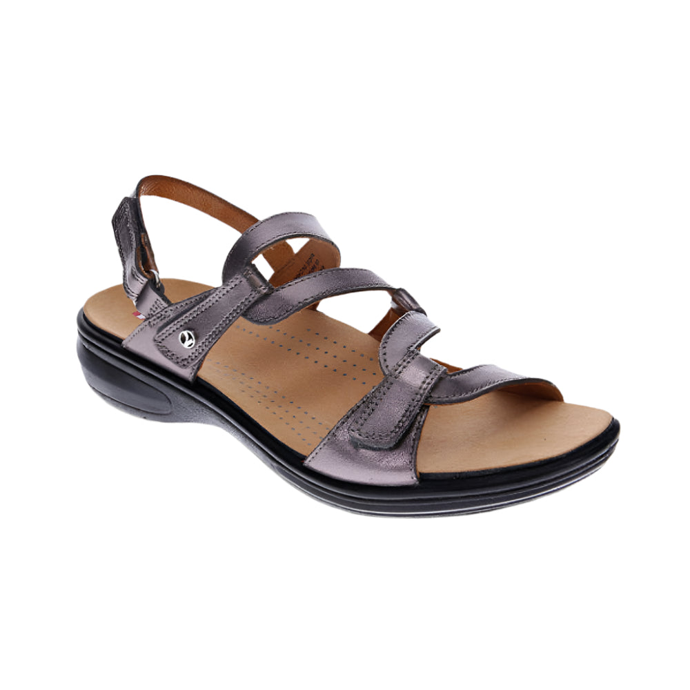 Dim Gray Revere Women's Emerald Sandal Gunmetal