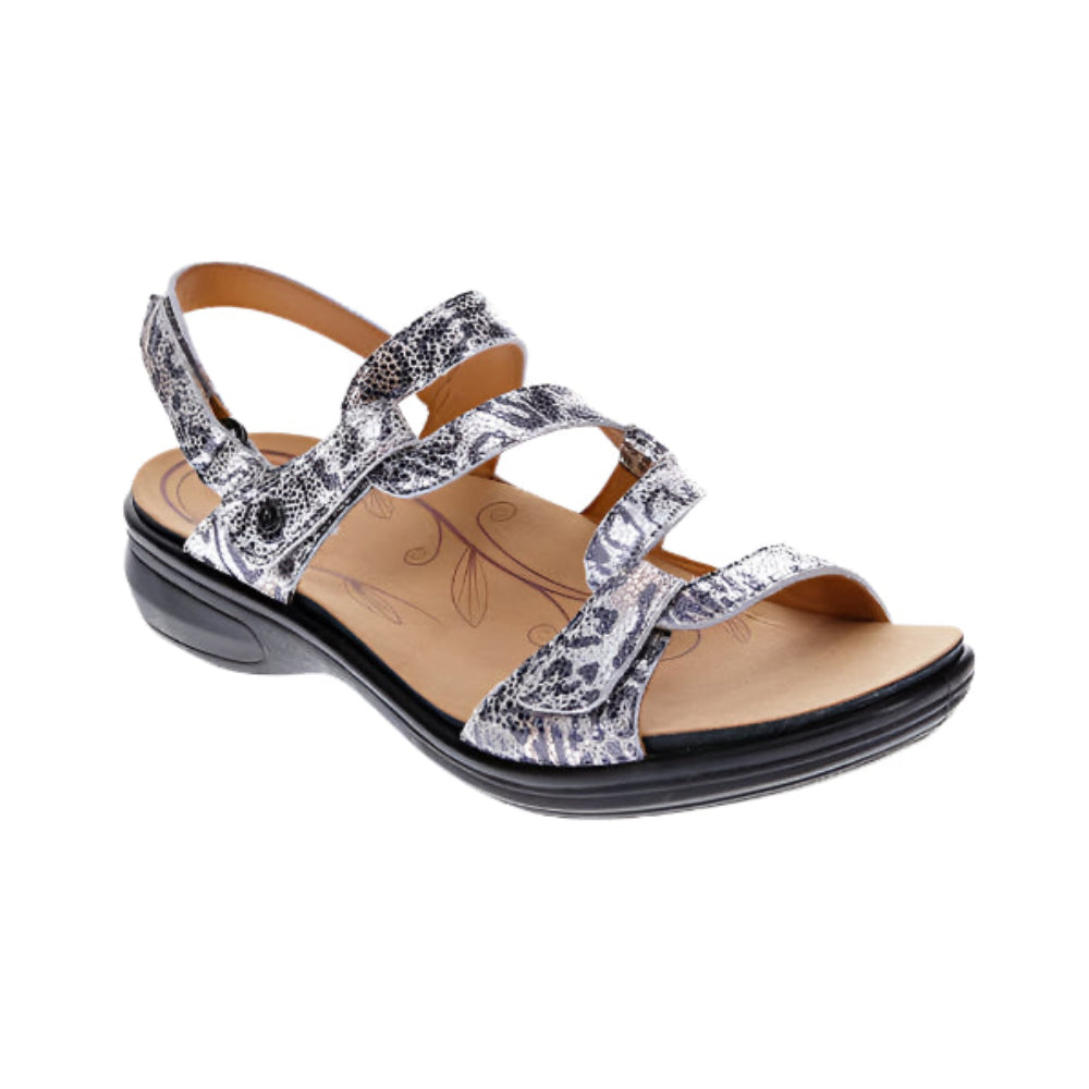 Rosy Brown Revere Women's Emerald Sandal Silver Safari