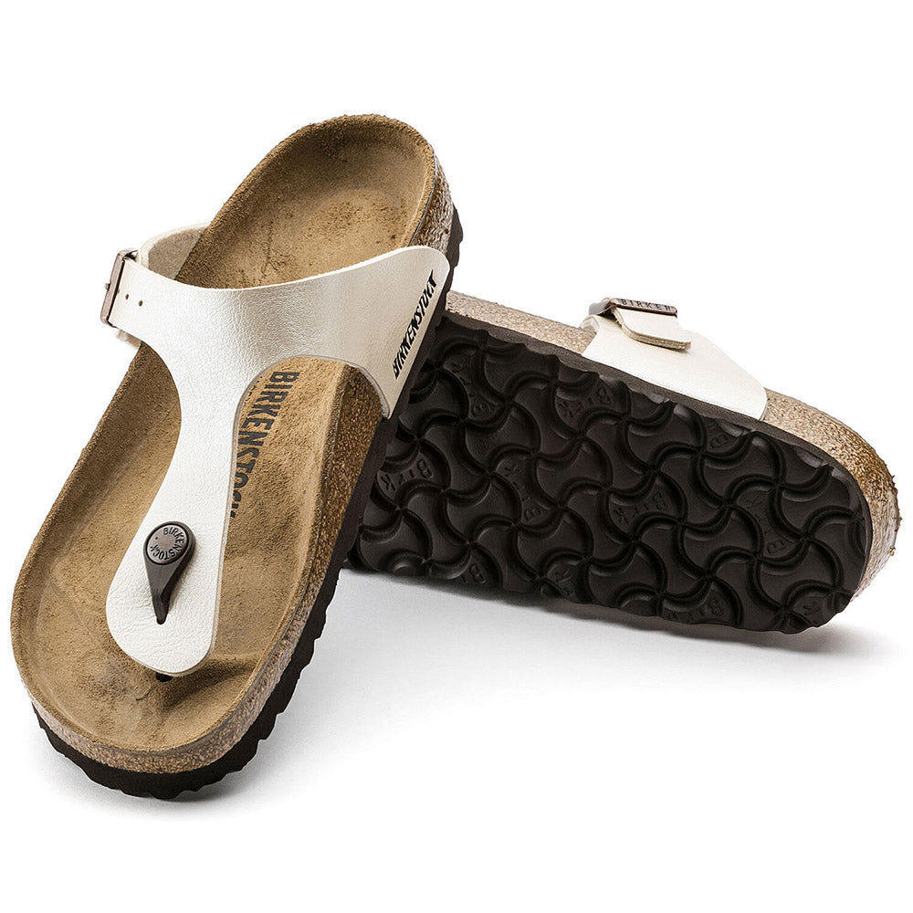 Gray Birkenstock Gizeh Antique Lace Birko-Flor