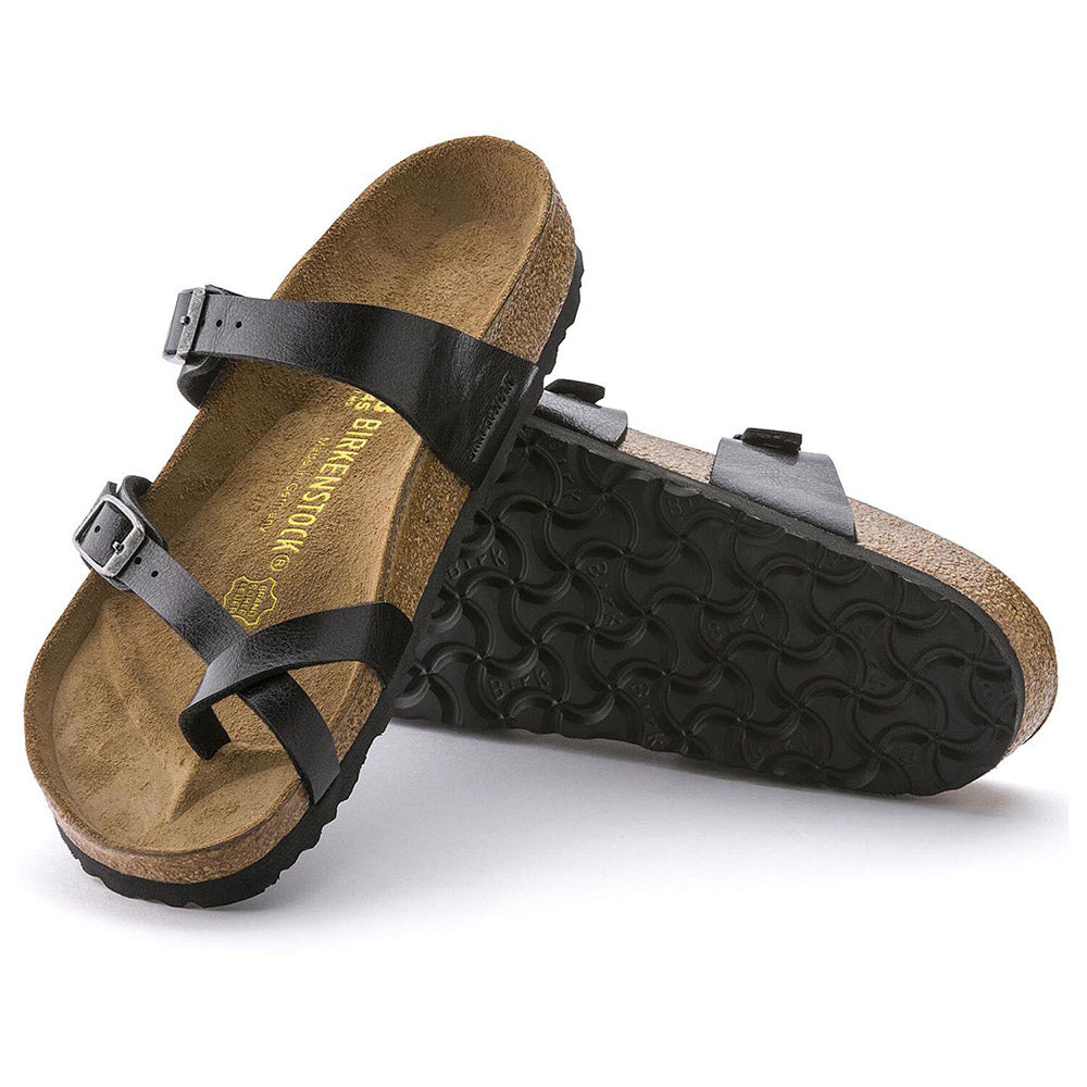 Dark Slate Gray Birkenstock Mayari Graceful Licorice Birko-Flor