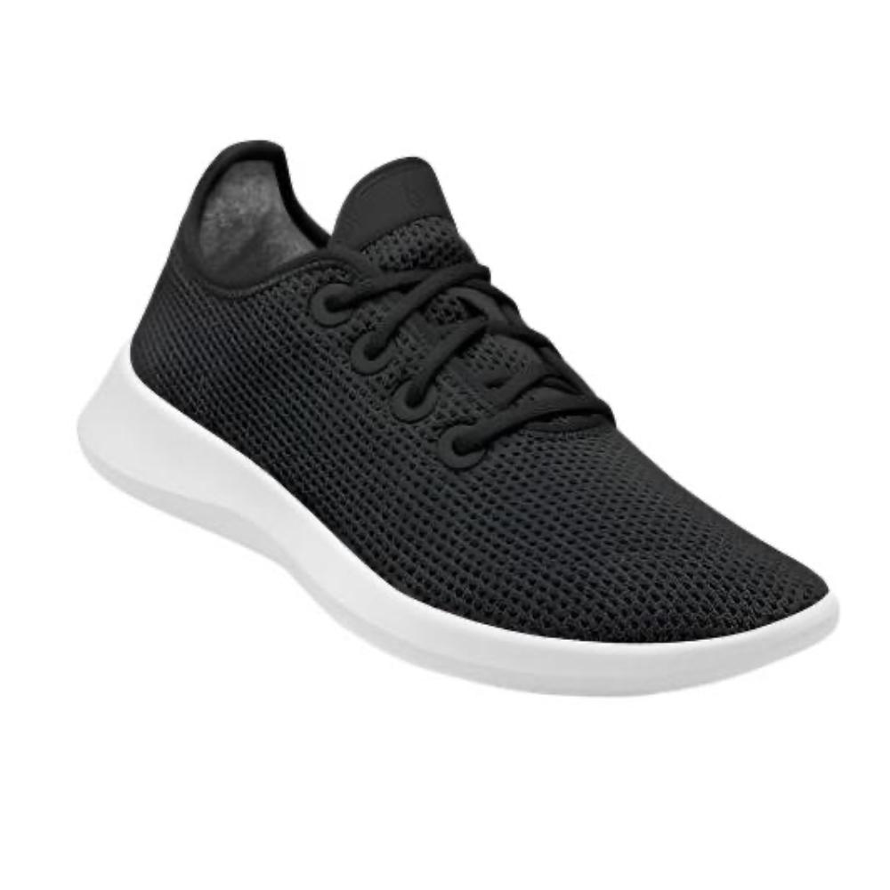 White Smoke Allbirds Women's Tree Runner Jet Black / White