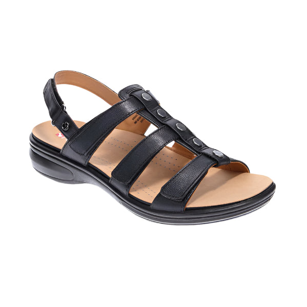 Dark Slate Gray Revere Women's Toledo Sandal Black