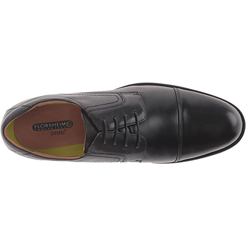 Dark Slate Gray Florsheim Midtown Cap Toe Oxford Black