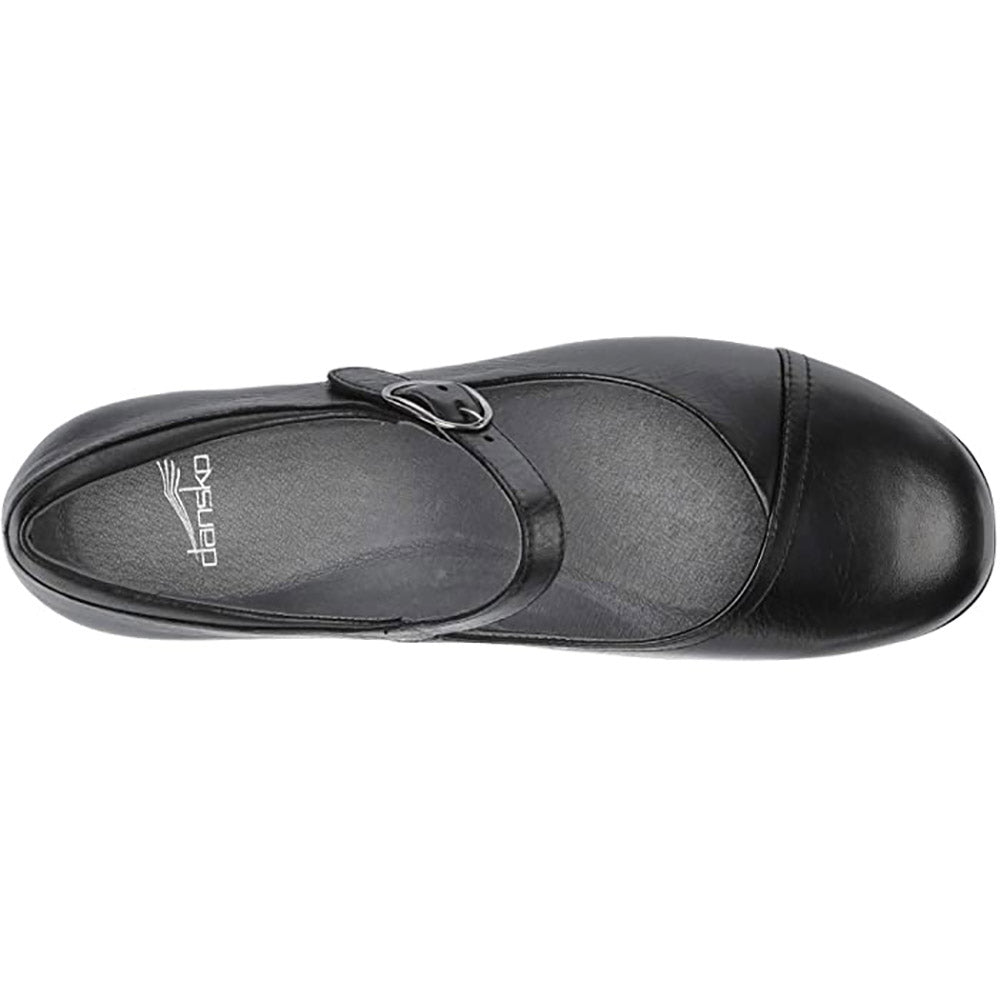 Dim Gray Dansko Women's Fawna Black Milled Nappa