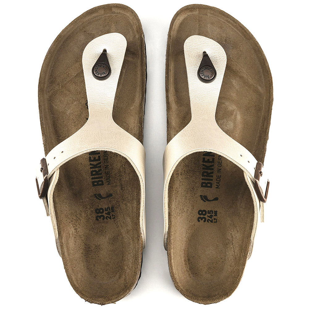 Dark Olive Green Birkenstock Gizeh Antique Lace Birko-Flor