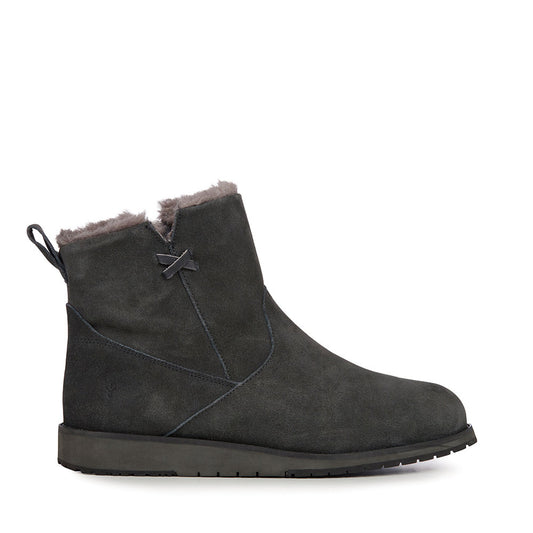 Dark Slate Gray Emu Australia Beach Mini Women's Boot Dark Grey
