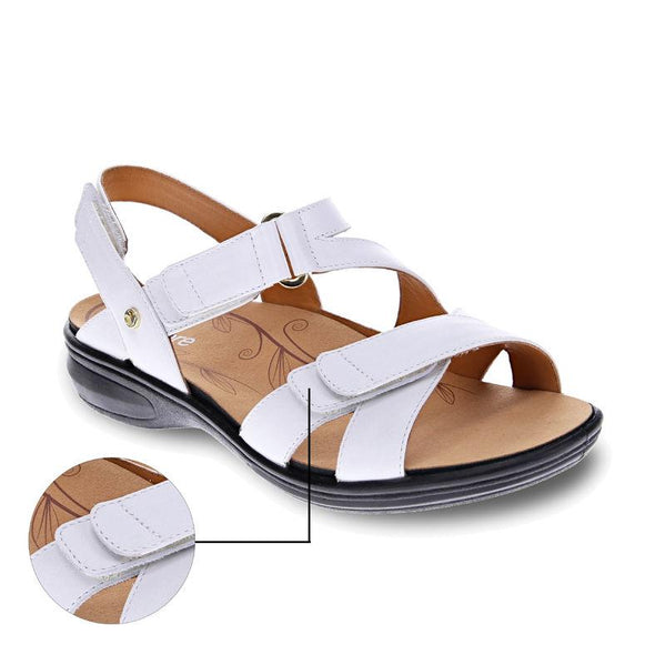 Light Gray Revere Women's Zanzibar Sandal Coconut