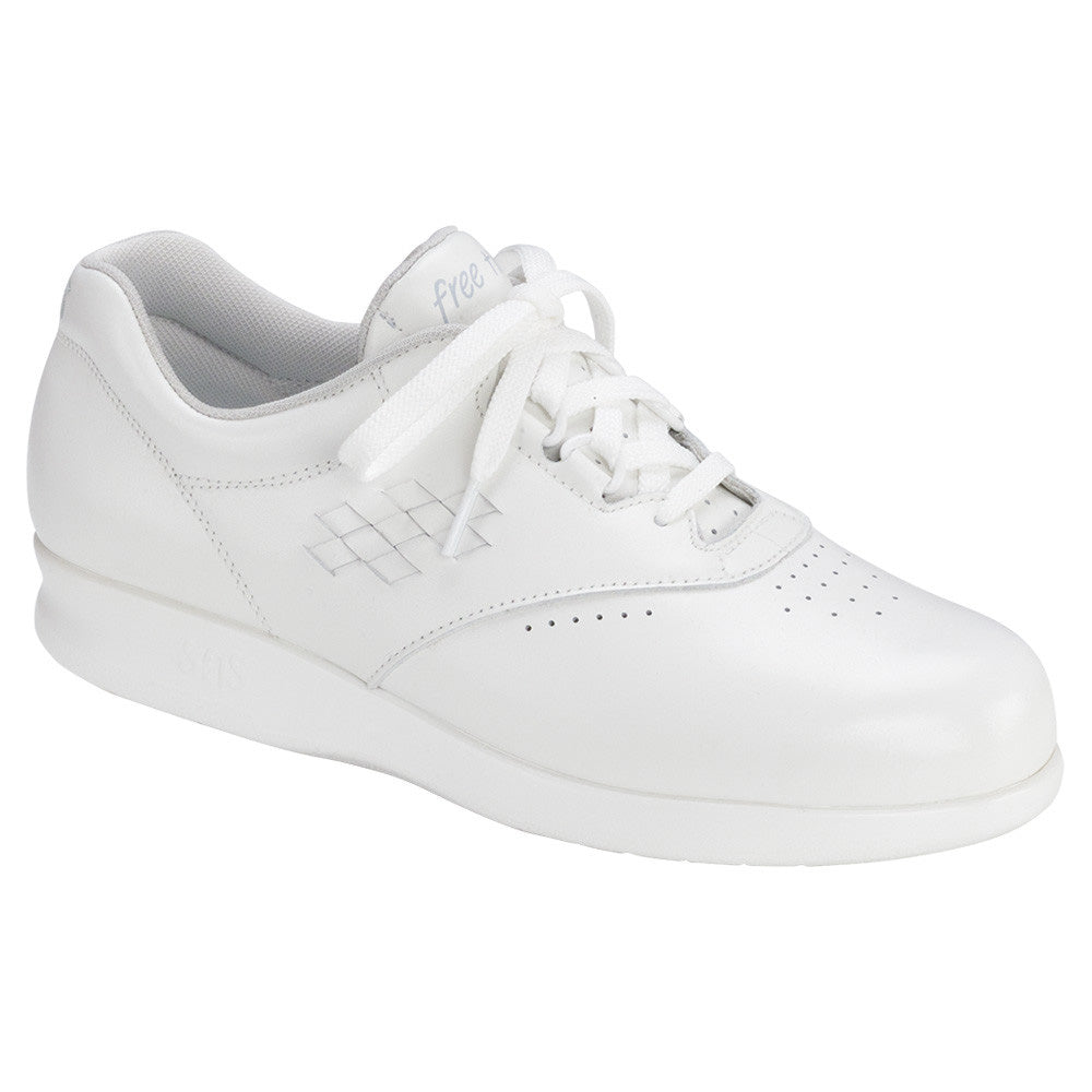 Light Gray Sas Women's Free Time Walking Shoe White