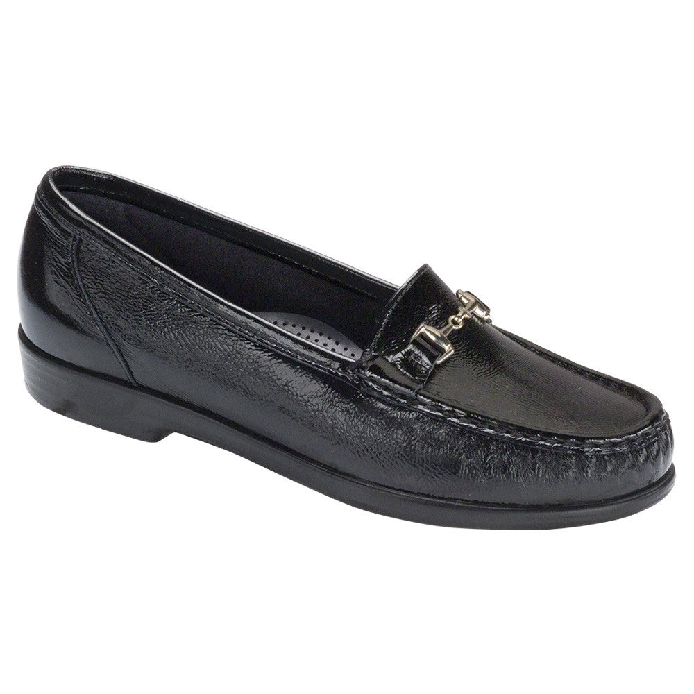 Dark Slate Gray Sas Women's Metro Slip-on Black Patent