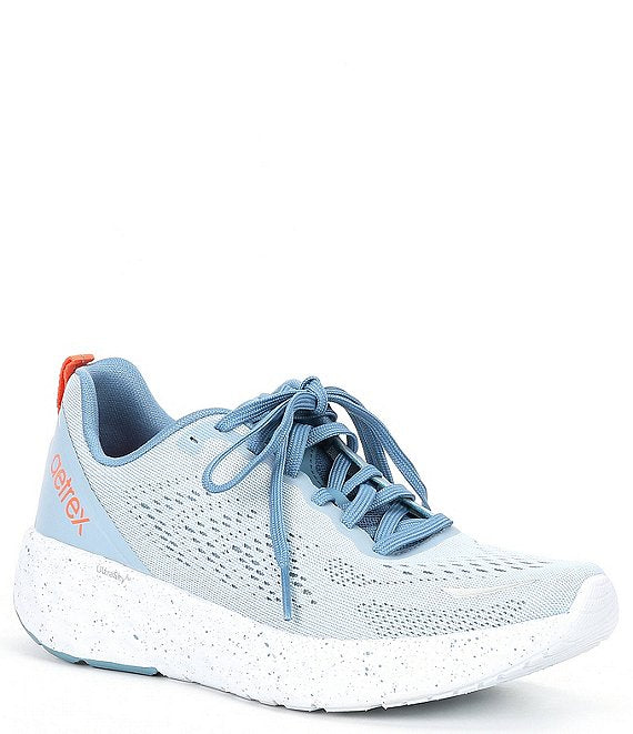 Lavender Aetrex Danika Arch Support Sneaker Light Blue