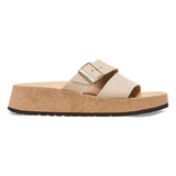 Rosy Brown Birkenstock Almina Nubuck Leather / Sandcastle