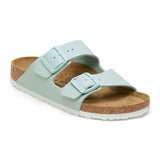 Gray Birkenstock Women's Arizona Birko-Flor Surf Green