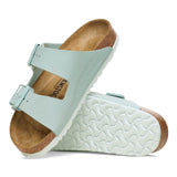 Gray Birkenstock Women's Arizona Birko-Flor Surf Green