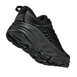 Dark Slate Gray Hoka Men's Bondi 7 Black / Black Wide