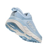 Gray Hoka Women's Bondi 7 Ice Water / White