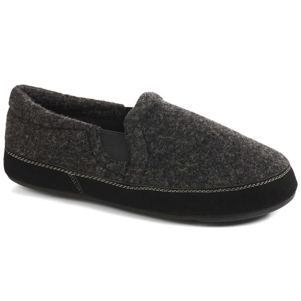 Dark Slate Gray Acorn Men's Fave Gore Slipper Black Tweed